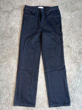 Good American Never Fades Straight Jeans